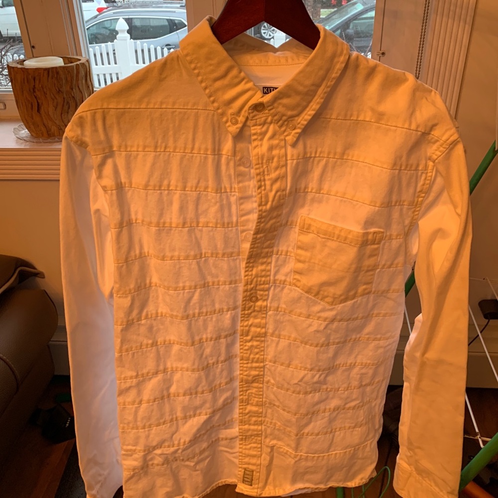 Kith Button Down in White - Size L